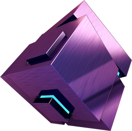 3D Stylish Cube Render